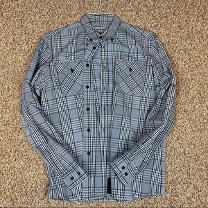 Gray & Black CCS Long Sleeve Button Down Shirt